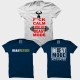 Beast Inside + Beast Mode Activated + Fcuk Calm  Workout Motivational " XXL Size " T-shirt Combo