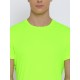  Fluorescent Green & Black Plain GYM Polyester T-Shirt's Combo 