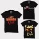 Jaat Attitude + Jaat Gunda Raaz + Swag Jaat Da 100% Cotton Round Neck " Large Size " Haryanvi Combo Tees