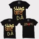 Gabaru + Swag Jaat Da + Swag Jaat Da 100% Cotton Round Neck " XL Size " Haryanvi Combo Tees