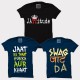 Jaat Attitude + Swag Jaat Da + Jaat Ke thaat 100% Cotton Round Neck " XL Size " Haryanvi Combo Tees