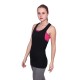 Black Plain Women's Premium 100% Cotton Tank-Tops