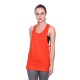 Orange Plain Women's Premium 100% Cotton Tank-Tops