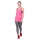 Pink Plain Women's Premium 100% Cotton Tank-Tops