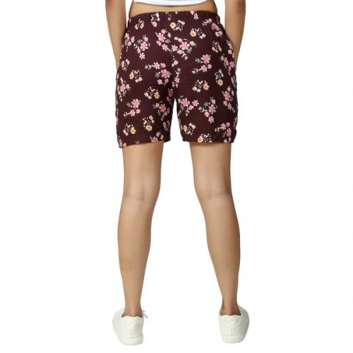 SAMAIRA Casual Printed with Multi Colours Shorts for Womens 