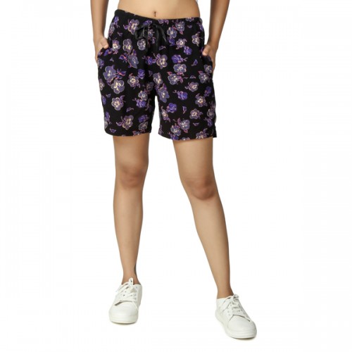 SAMAIRA Casual Printed with Multi Colours Shorts for Womens 