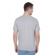 Shopping Monster Light Grey Premium 100% Cotton T shirt