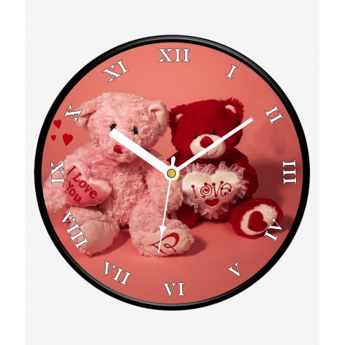 I Love My Husband Valentine Wall Clocks