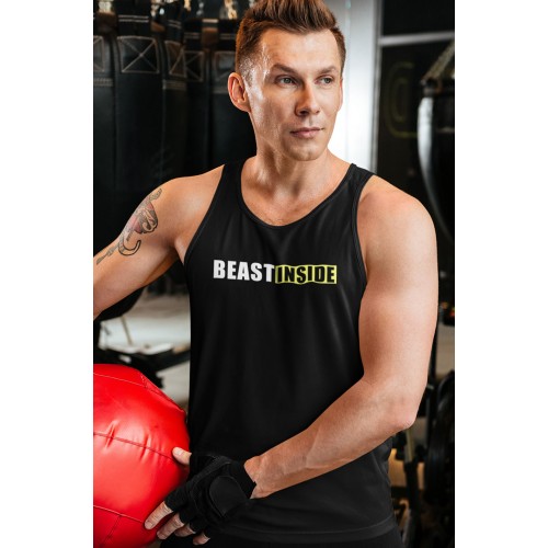 Beast Inside Cotton Tank Top