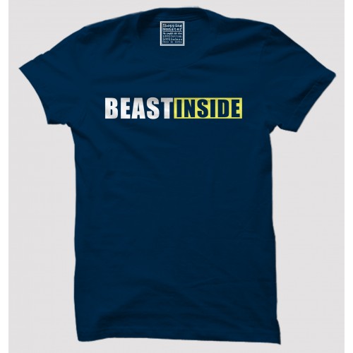 Beast Inside + Beast Mode Activated + Fcuk Calm  Workout Motivational " XXL Size " T-shirt Combo