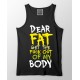 Jugni Jaat Di + Jaat Gunda Raaz + Dear Fat  100% Cotton " Medium Size " Haryanvi Combo Tank Top