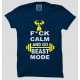 Beast Mode Activated + Fcuk Calm + Gym Is my half G.F  Workout Motivational " XL Size " T-shirt Combo