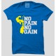 Beast Mode On + Gym is my new G.F + No Pain No Gain Workout Motivational " Large Size " T-shirt Combo