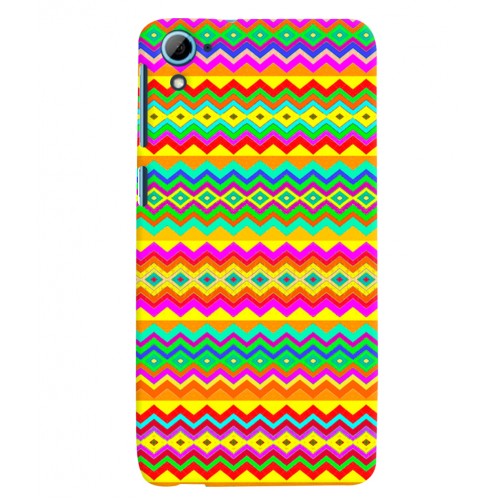 Shopping Monster Aztec HTC_826 Printed Cover Case_02