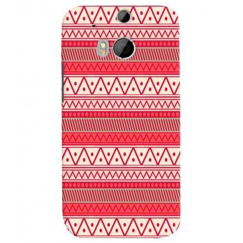 Shopping Monster Aztec HTC One_M8 Printed Cover Case_07