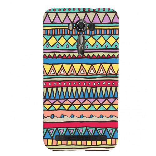 Shopping Monster Aztec Zenfone_laser 500 Printed Cover Case_09