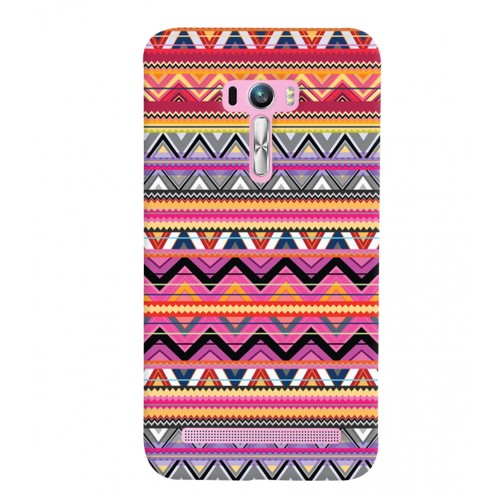 Shopping Monster Aztec Zenfone_2 selfie Printed Cover Case_01