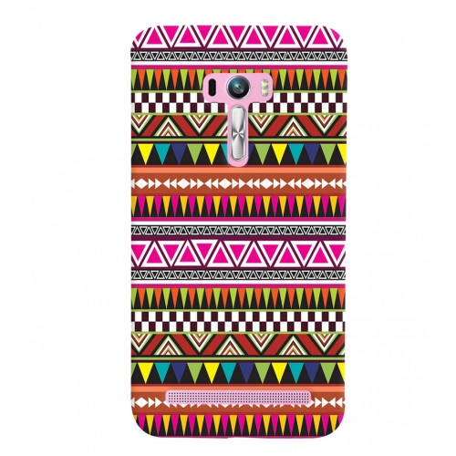 Shopping Monster Aztec Zenfone_2 selfie Printed Cover Case_08