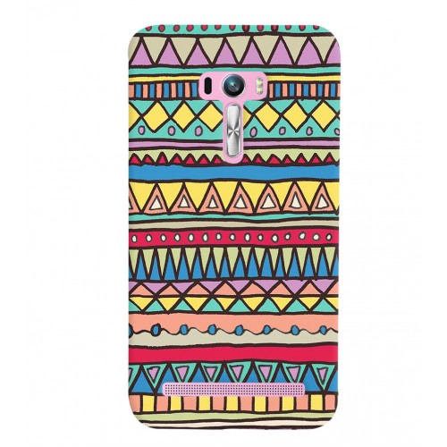 Shopping Monster Aztec Zenfone_2 selfie Printed Cover Case_09