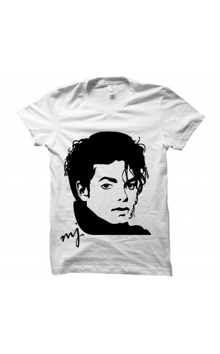 Michael Jackson - Bad Unisex Small T-shirt - White