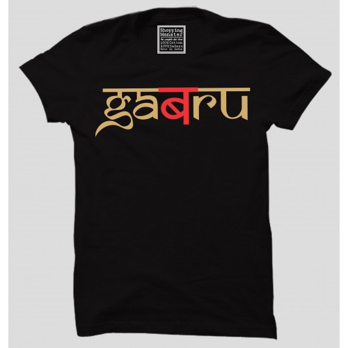 Gabaru + Swag Jaat Da + Swag Jaat Da 100% Cotton Round Neck " XL Size " Haryanvi Combo Tees