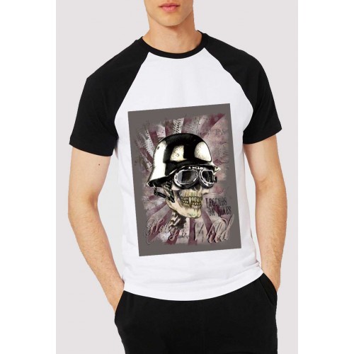 La Monstro Stylish Graphic Raglan Tshirts