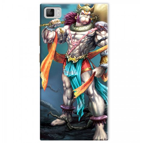 Lord Hanuman Xiaomi Mi3 Printed Cover Case