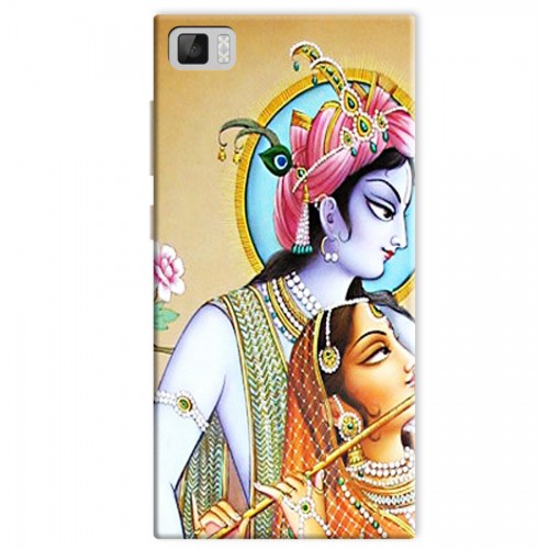 Lord Krishna Xiaomi Mi3 printed Cover Case