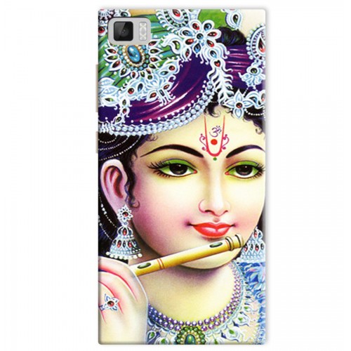 Lord Krishna Xiaomi Mi3 printed Cover Case