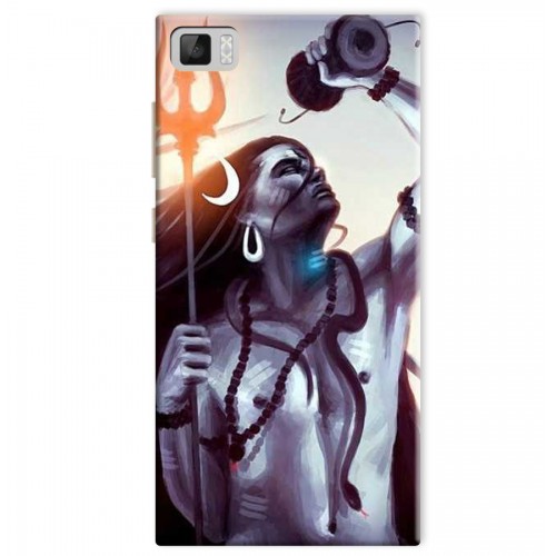 Lord Shiva Xiaomi Mi3 Printed Cover Case