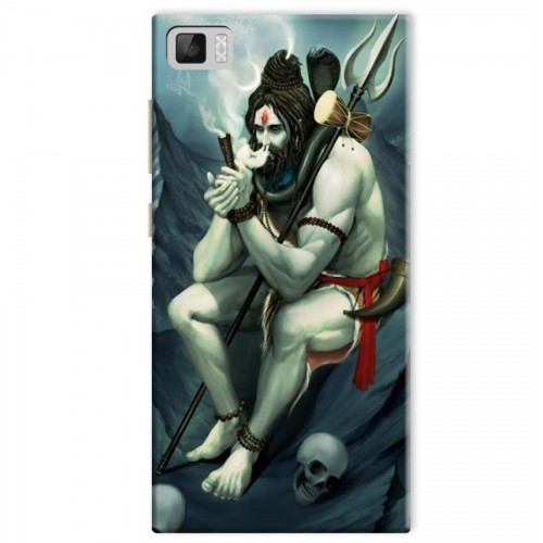 Lord Shiva Xiaomi Mi3 Printed Cover Case