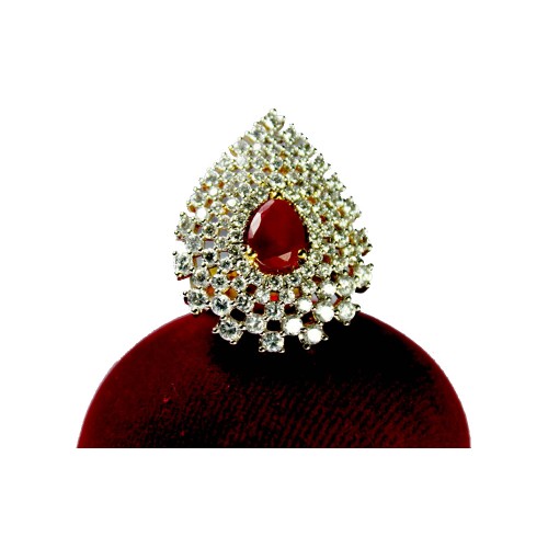 Ruby Cocktail RIng