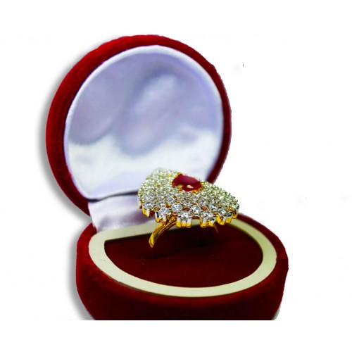 Ruby Cocktail RIng