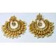 Moon Cut Kundan Earring