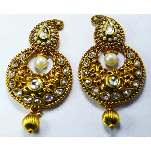 Kundan Polki Earrings